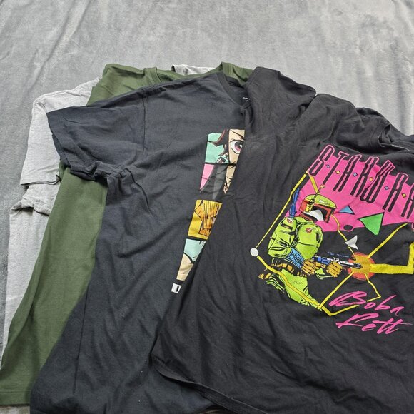 Mens 2XL Graphic Tee Bundle Kool-Aid Anime Star Wars Goodfellow Lot - Picture 15 of 16